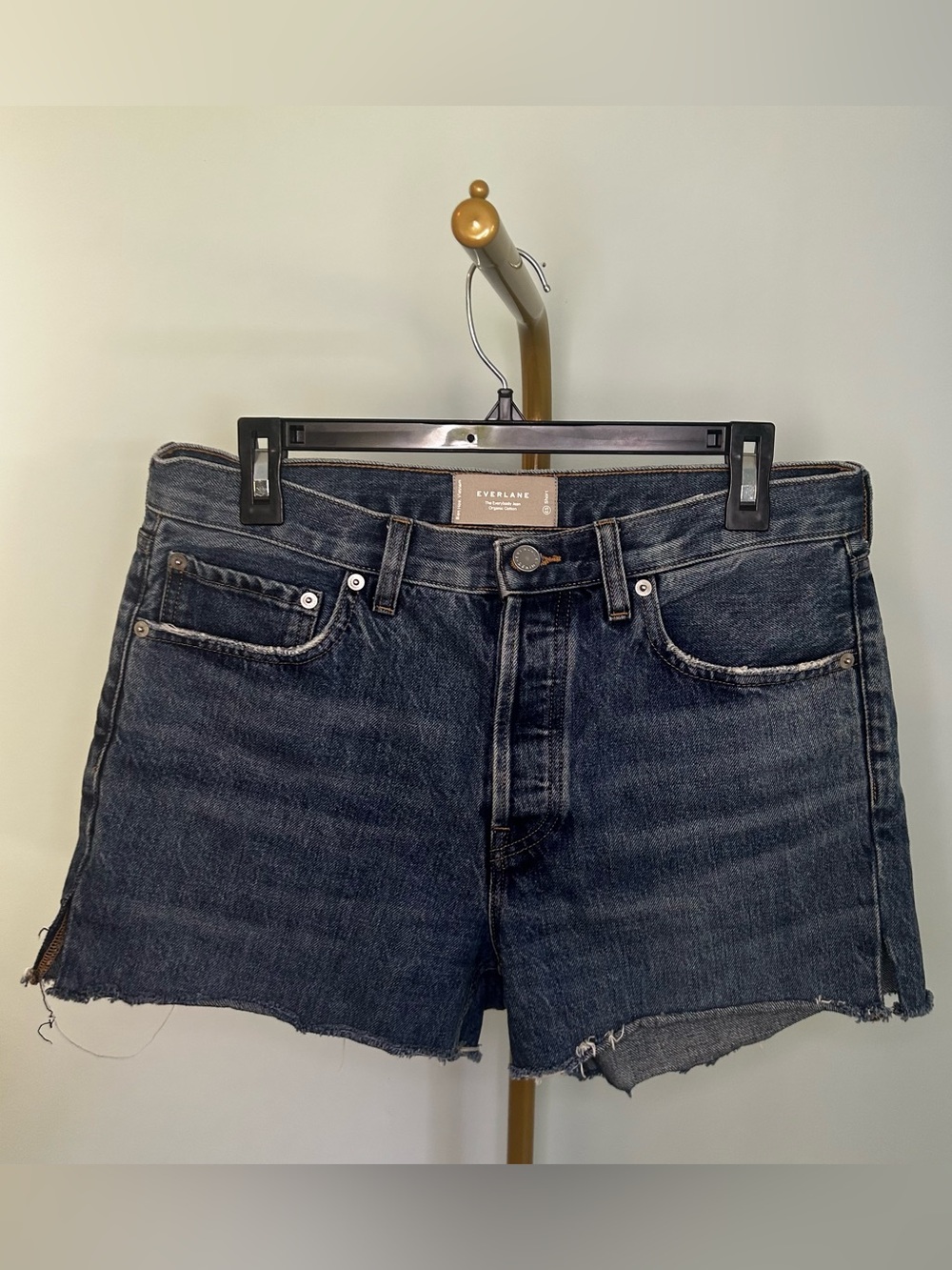 Everlane The Everybody Jean Button-Fly Denim Shorts Size E5 (XL Womenโs)